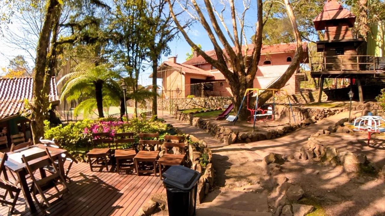Apto No Centro De Gramado Com Piscina Termica Exterior photo