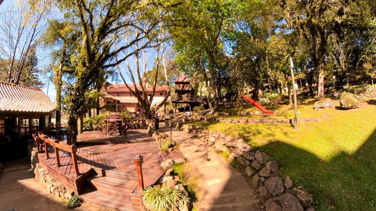 Apto No Centro De Gramado Com Piscina Termica Exterior photo
